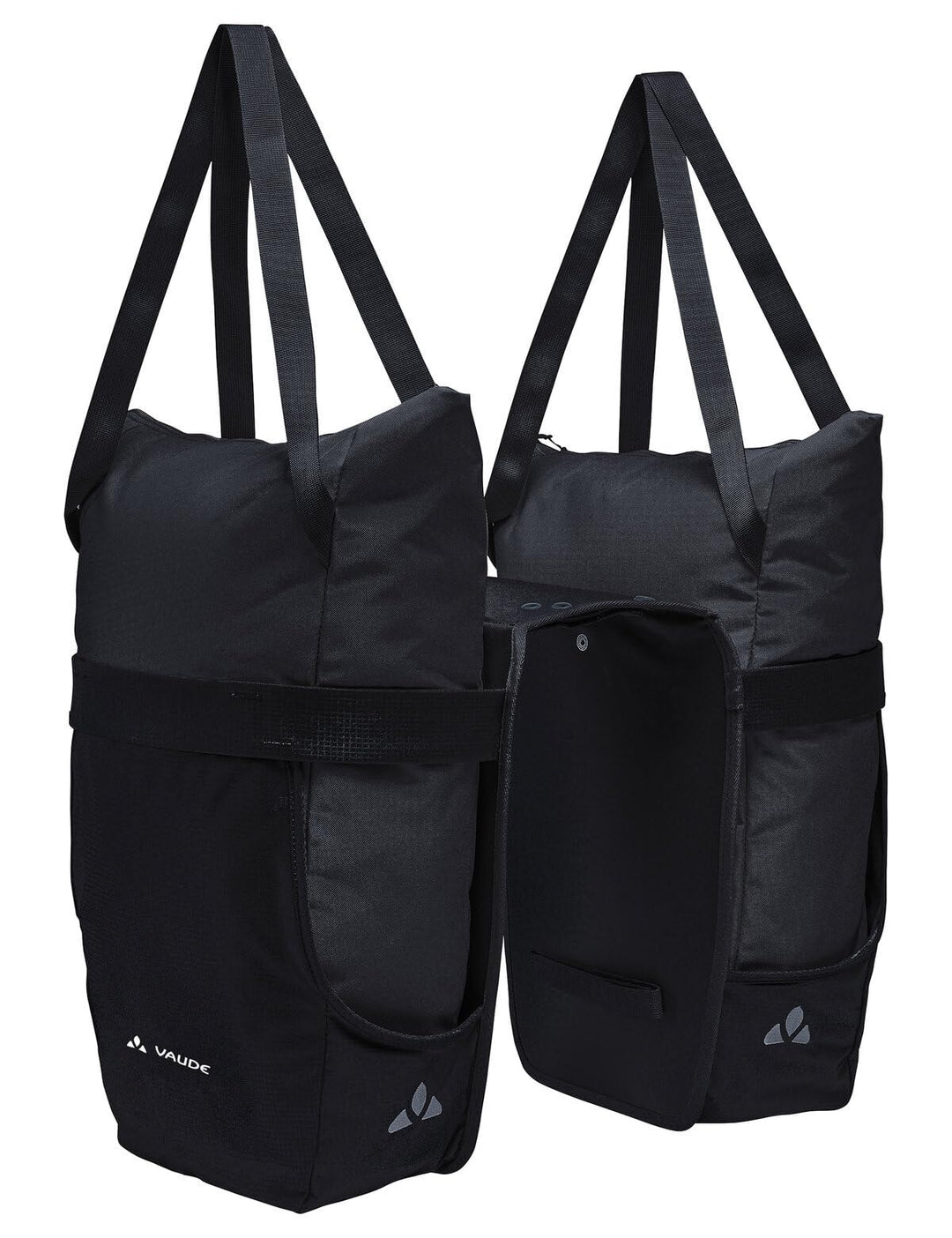 VAUDE Fahrrad 2in1 Hinterradtasche und Einkaufstasche TwinShopper, abnehmbare Einkaufstaschen, 44 Li