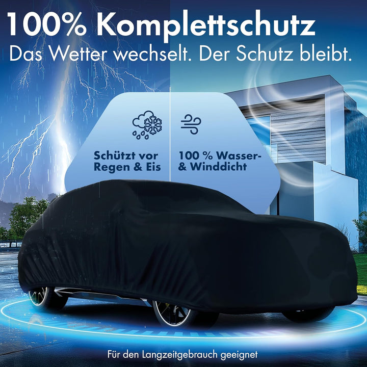 Walser Abdeckplane Auto All Weather, Abdeckplane wasserdicht, 100% wetterfeste Auto Abdeckplane, Aut