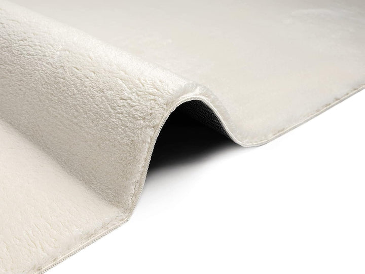 the carpet Relax – Superweiches Badezimmerteppich, Flauschige Badematte in Felloptik, rutschfest &amp; W
