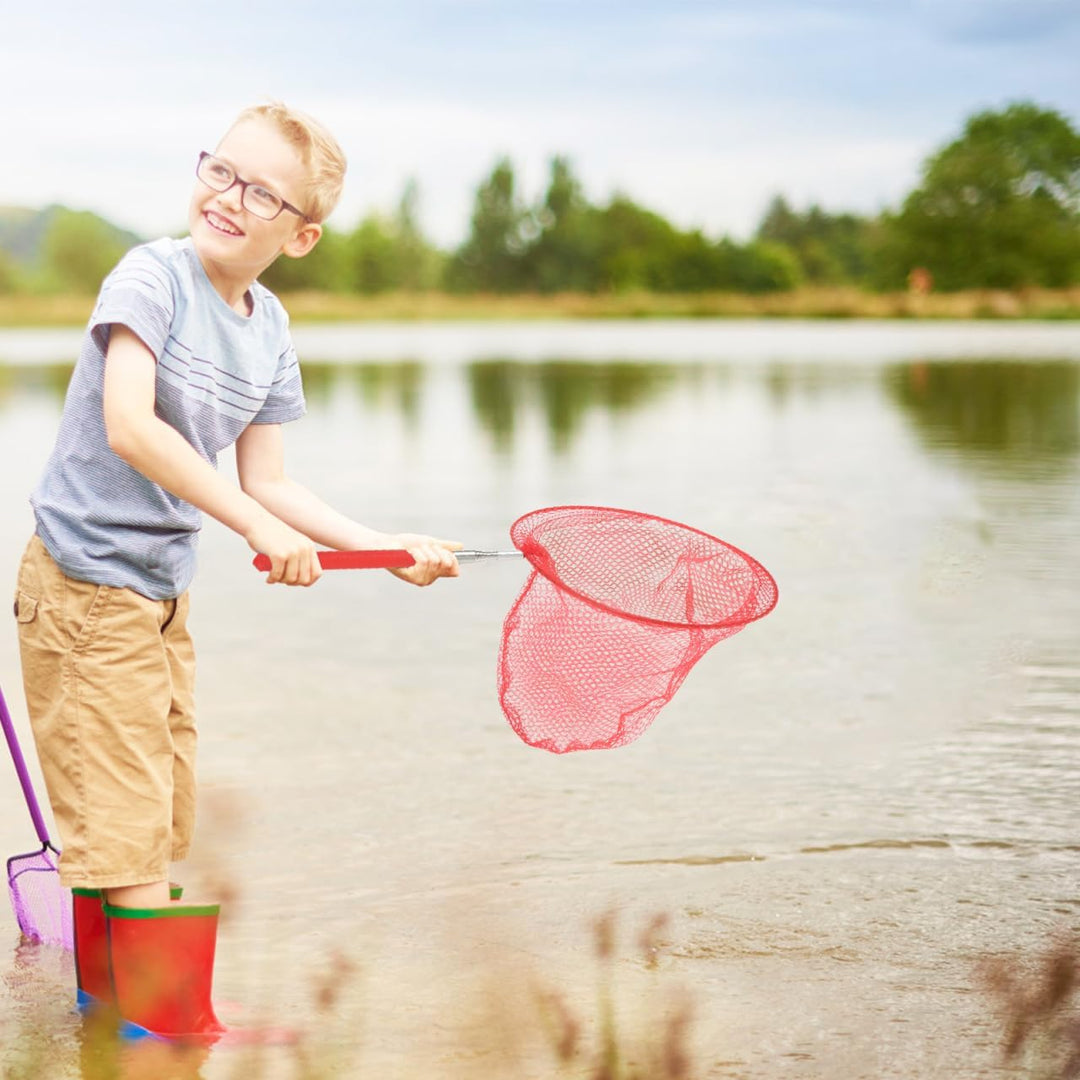 SAFIGLE 5 Stück Teleskop-Schmetterlingsnetze Kinder-Fischernetze Outdoor-Fangwerkzeuge Ausziehbare F