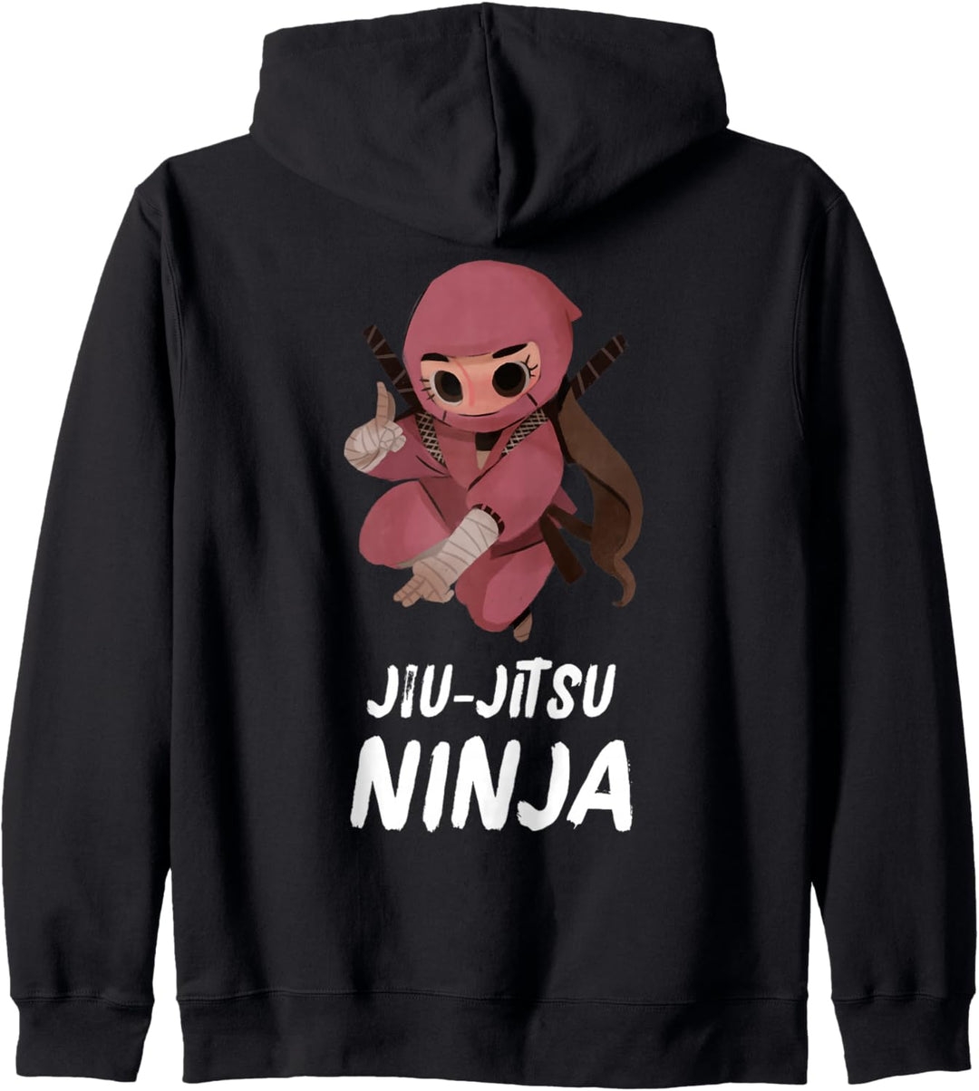 Jiu-Jitsu Ninja Mädchen Lustiger Sport Kapuzenjacke
