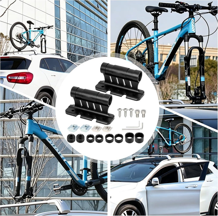 2 Stück Gabelhalterung Fahrrad Gabelhalterung, Fahrrad Vorderradgabel, Auto Fahrrad Dachträger Gabel