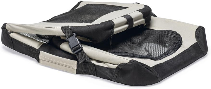 Karlie 506729 Transportbox Fun, Nylon, grey, 47x35x35 cm