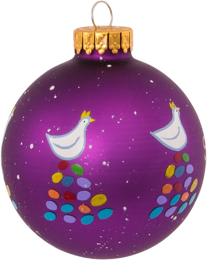 Kurt Adler Christbaumkugeln, 12 Stück, 65 mm