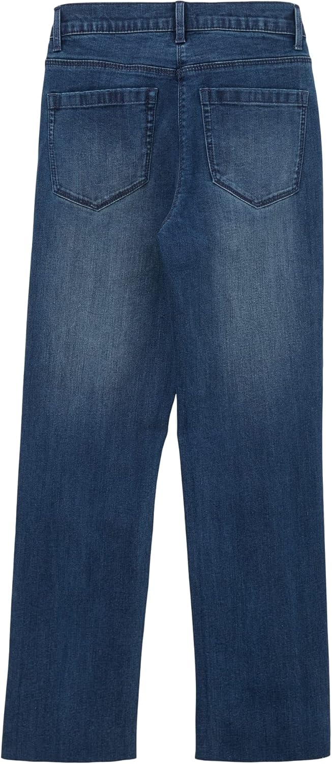 s.Oliver Mädchen Ankle Jeans, Straight Leg 176 Slim Blau 57z2, 176 Slim Blau 57z2