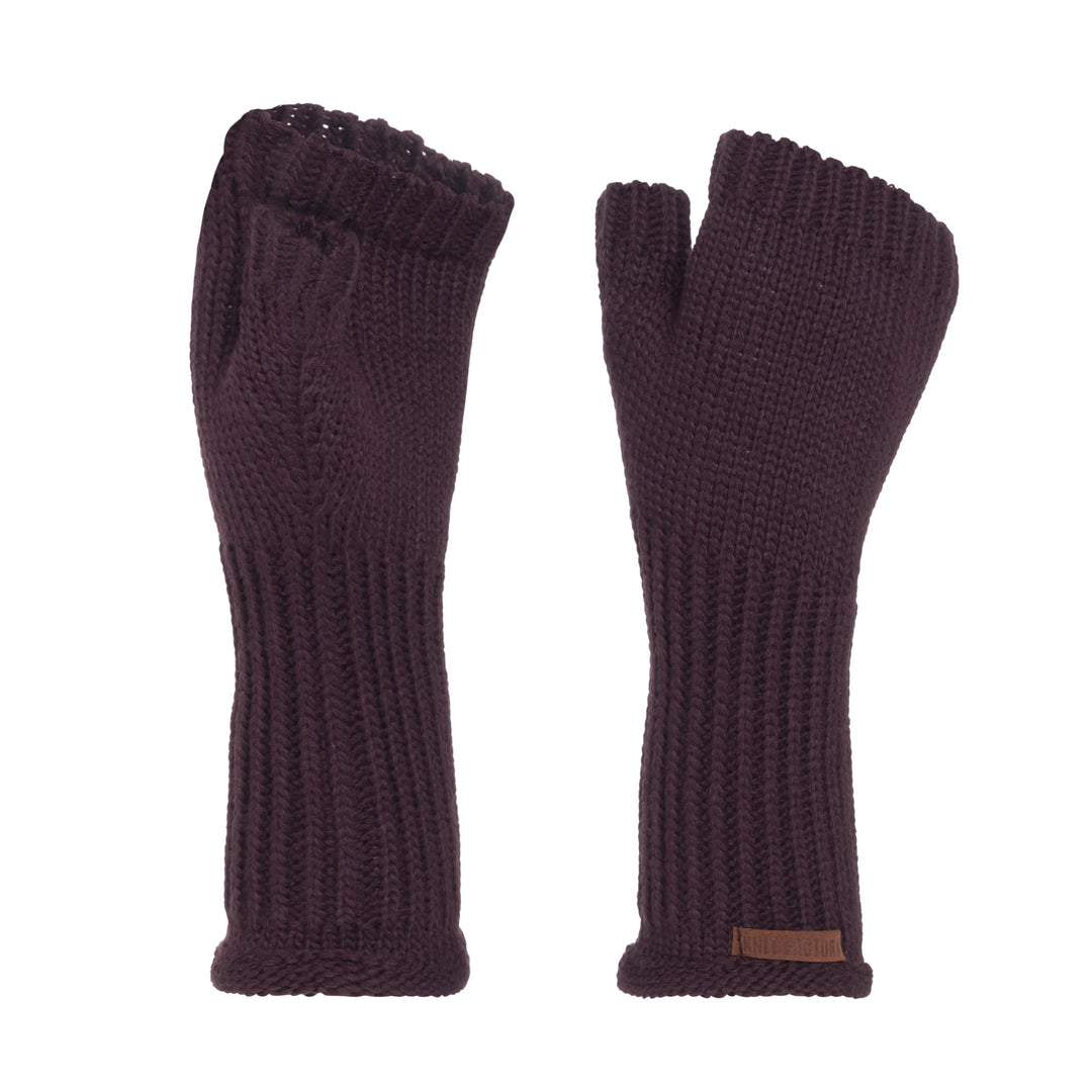 KNIT FACTORY - Cleo Handstulpen - Fingerlose Handschuhe - Gestrickte Handschuhe für Winter - Damen H
