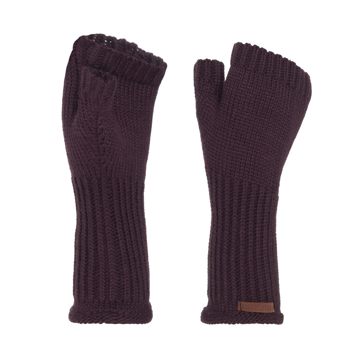 KNIT FACTORY - Cleo Handstulpen - Fingerlose Handschuhe - Gestrickte Handschuhe für Winter - Damen H