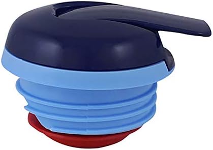 Helios 2934-008 Wave Push Kunststoff-Isolierkanne, 1 Liter, dunkelblau, Dunkelblau