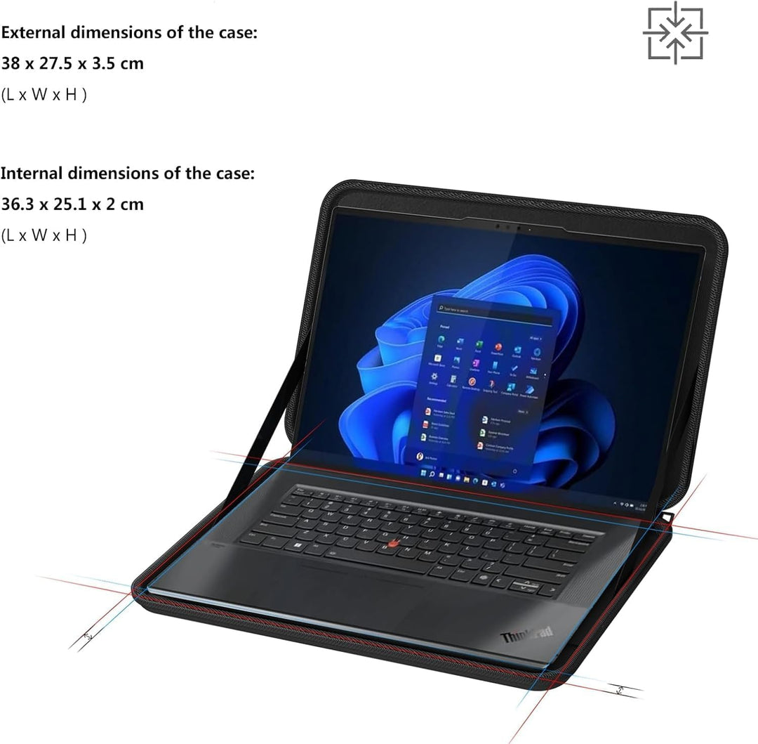 Smatree Hartschale Tasche Laptophülle für 14 Zoll HP/Lenovo/ThinkPad/Dell/Asus ROG Zephyrus G14/ Ace