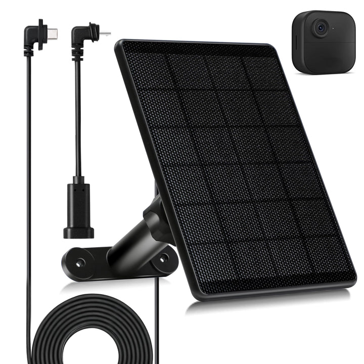 Solarpanel für Blink Kamera Outdoor 4, 6W Blink Kamera Solarmodul Kompatibel mit Blink Outdoor(3rd G
