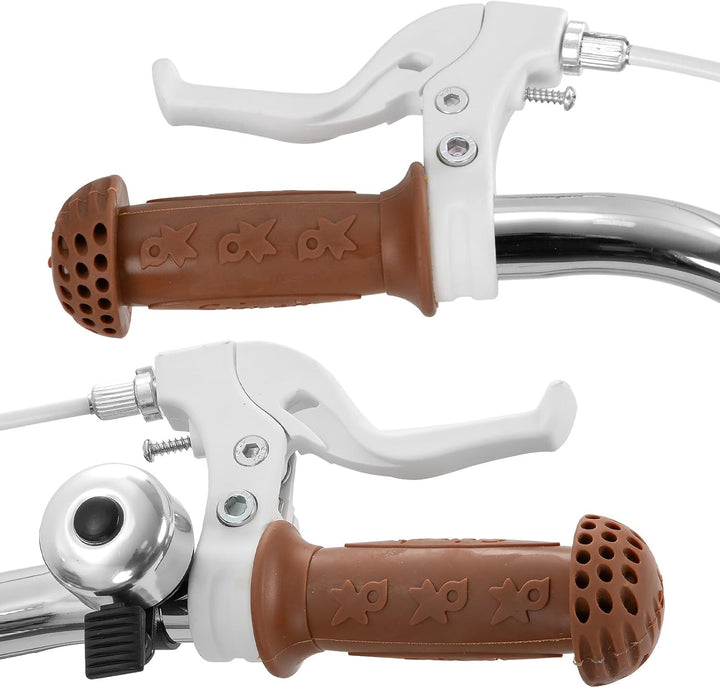 STITCH Retro 12/14/16/18 Zoll Kinderfahrrad für 2-8 jährige Mädchen, Kinderfahrrad mit Frontkorb & S