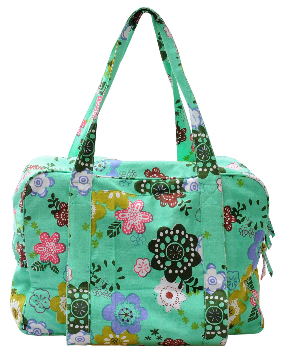 Yogishop Yogatasche Twin Bag - take me Two - Mint Flower 44 x 18 x 30 cm