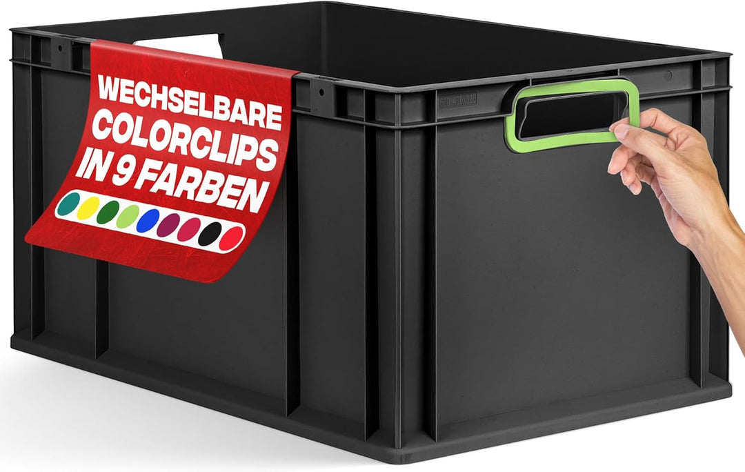 aidB Eurobox NextGen 2.0 Cycle - 600x400x320mm – 65L Aufbewahrungsbox aus recyceltem Material - Stap