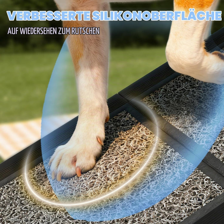 Hunderampe Klappbare Auto 63" × 17", 160cm, Faltbare Haustierrampe für Grosse Hunde mit Rutschfestem