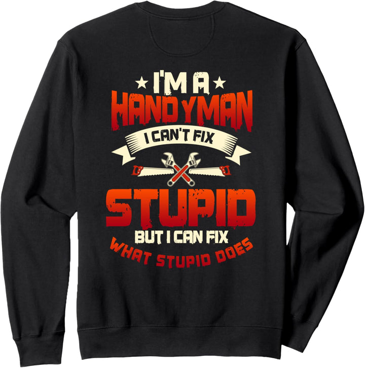 Handwerker Geschenke Design auf der Rückseite der Kleidung Sweatshirt