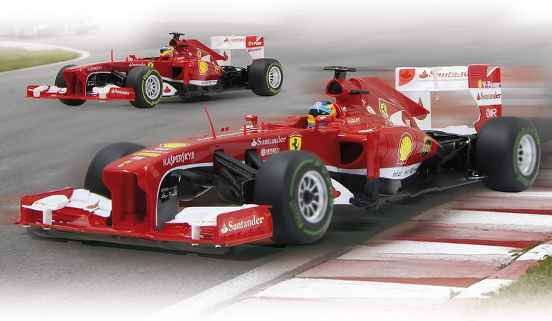 JAMARA 403090 - Ferrari F1 1:12 2,4GH - zoffiziell lizenziert, bis zu 1 Stunde Fahrzeit bei ca. 9 Km