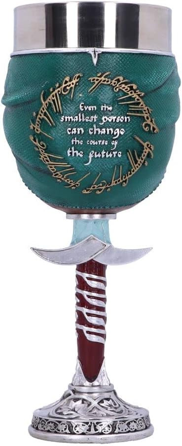 Nemesis Now Offizielles Lizenzprodukt "Herr der Ringe", Frodo-Kelch, Braun, 19,5 cm, B5893V2