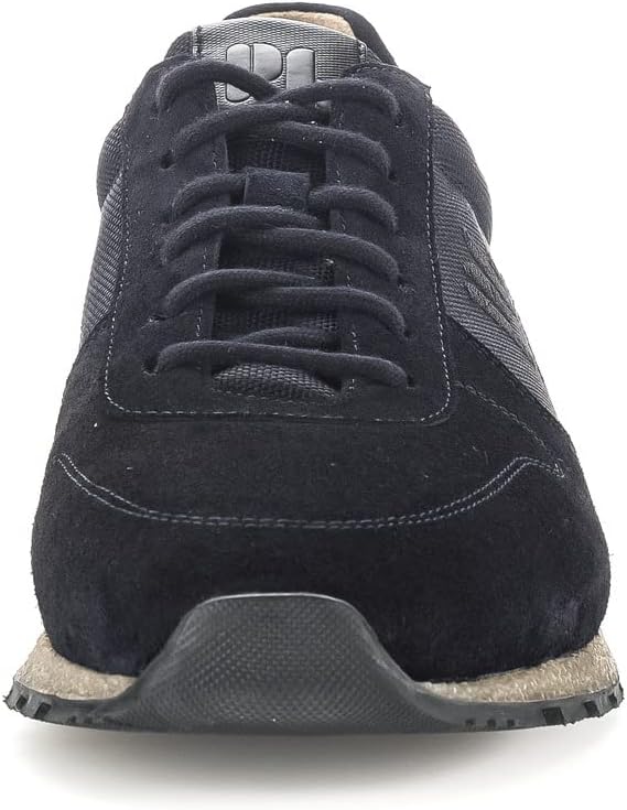 Pius Gabor Herren Sneaker Low,Halbschuhe,zertifiziertes Leder,Wechselfussbett 40.5 EU Blau Midnight,