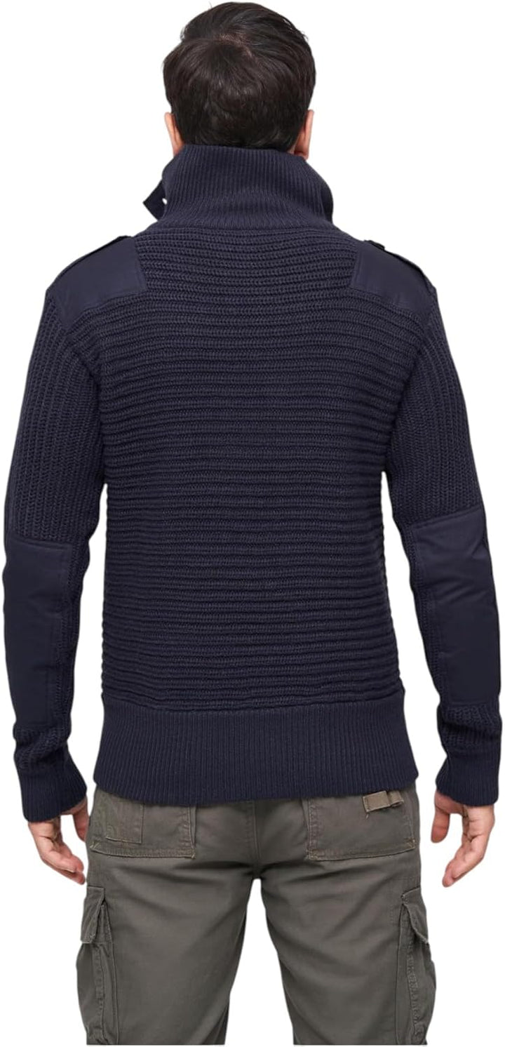 Brandit ÖSTER. Armee Alpin Pullover Army Pulli Winter Freizeit ARBEITSPULLOVER S Navy, S Navy