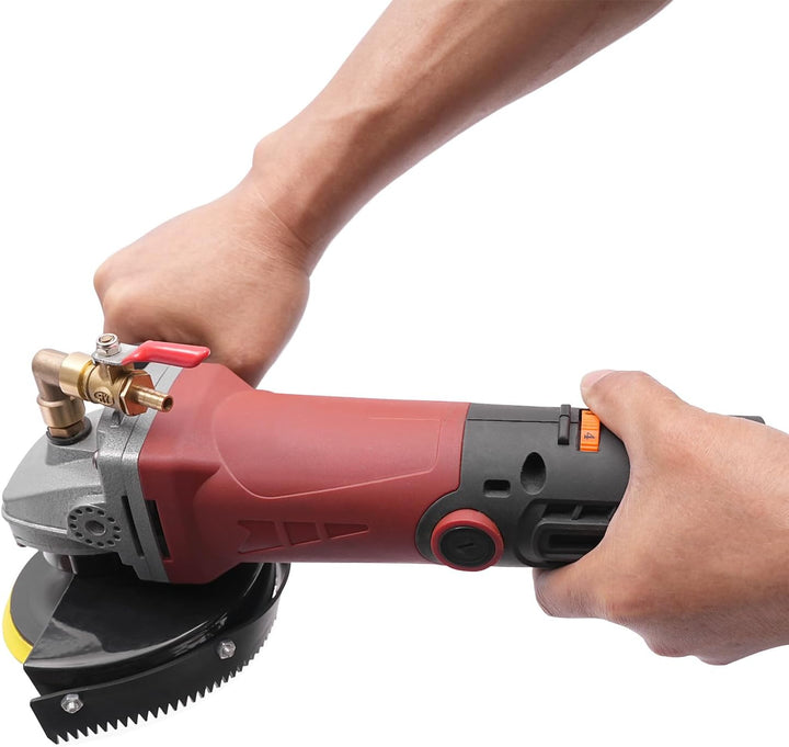 OUKANING Nass-Steinpolierer 100mm/4 Zoll 860W Nasspolierer Steinpoliermaschine 5000UPM Mini Polierma