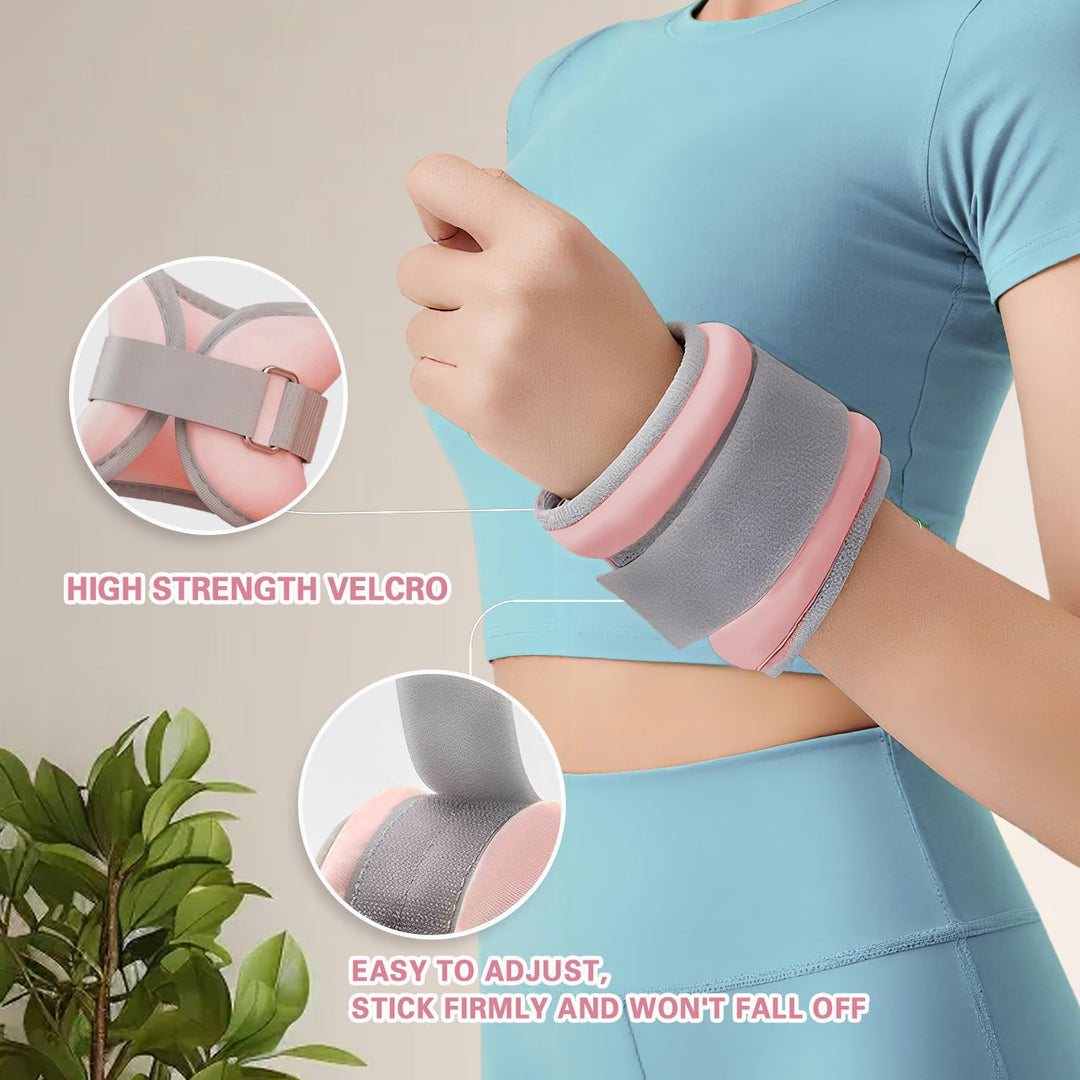 Gewichtsmanschetten Fuss 2 Stück, Gewichte für Beine und Arme für Anfänger und Kinder, Ankle Weights