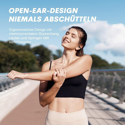 Open Ear Kopfhörer Bluetooth kabellos drahtloses Ohrclip-Bluetooth-Headset Ear Clip Luftleitung Knoc