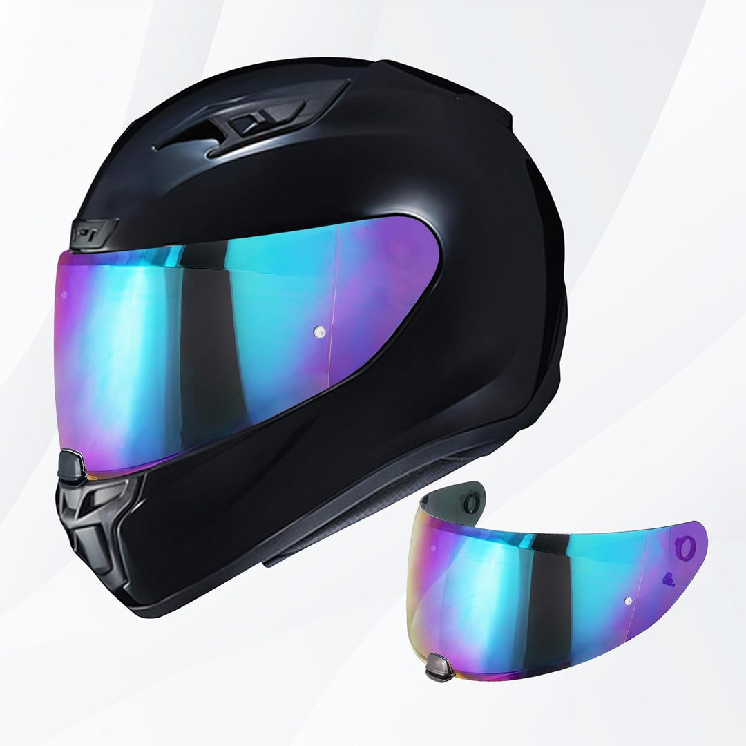 Visier Helm für Hjc i70 i10 HJ-31,Motorradhelm Visier,Motorrad Windschutz Helm Objektiv Visier,Vollg