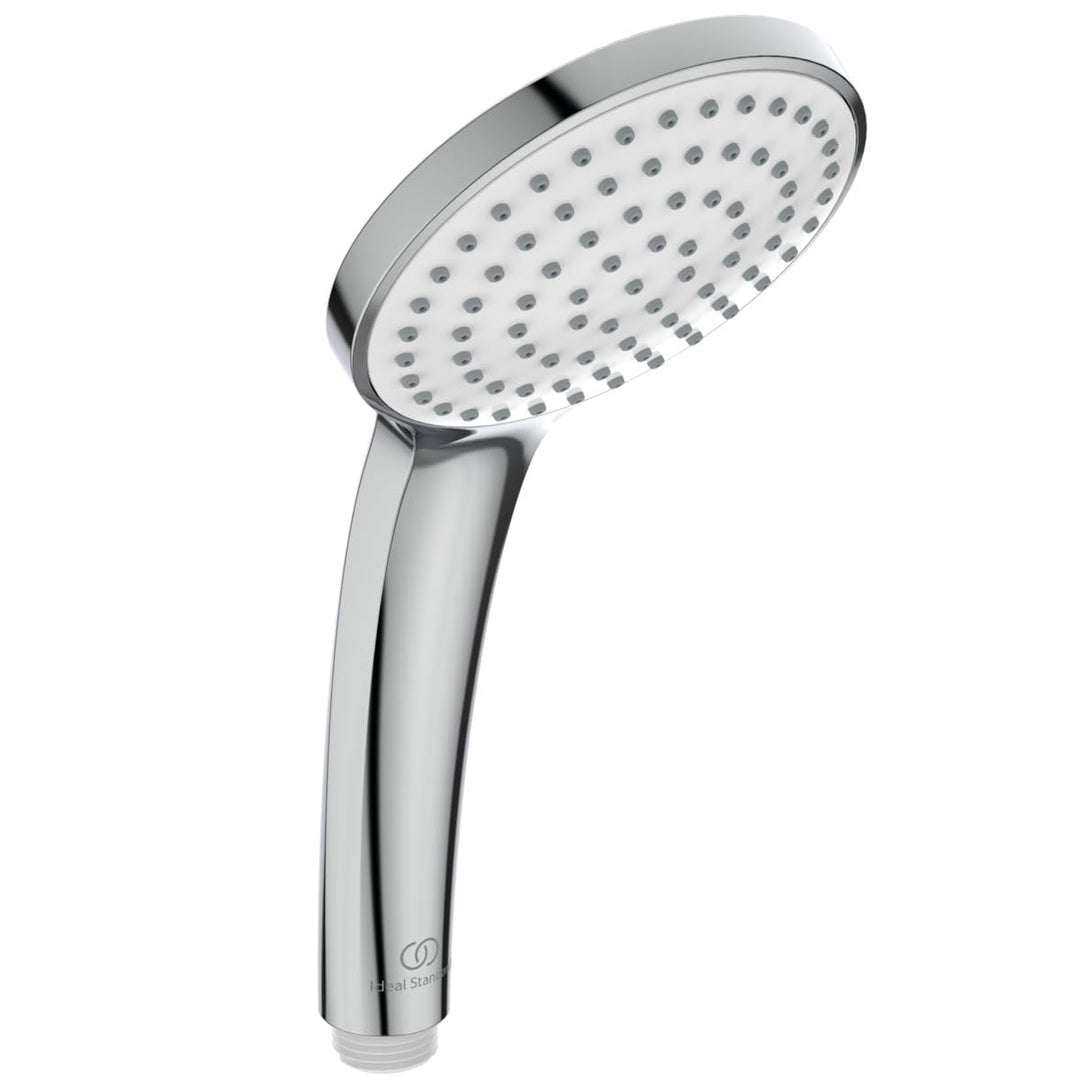 Ideal Standard B9402AA Handbrause, Anschlussgewinde G1/2, verchromt 1-Funktionshandbrause (aerosolar