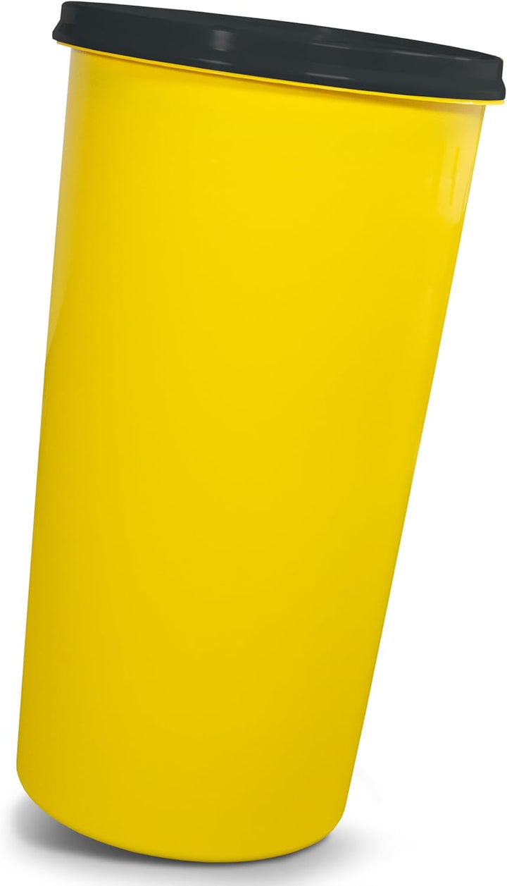 Will-Jeder Mülleimer 60l mit geruchsdichtem Deckel (Anthrazit), Gelber Sack Ständer, Made in Germany