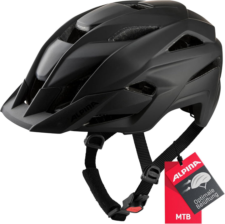 ALPINA Kamloop Helm schwarz 59-64 cm, 59-64 cm