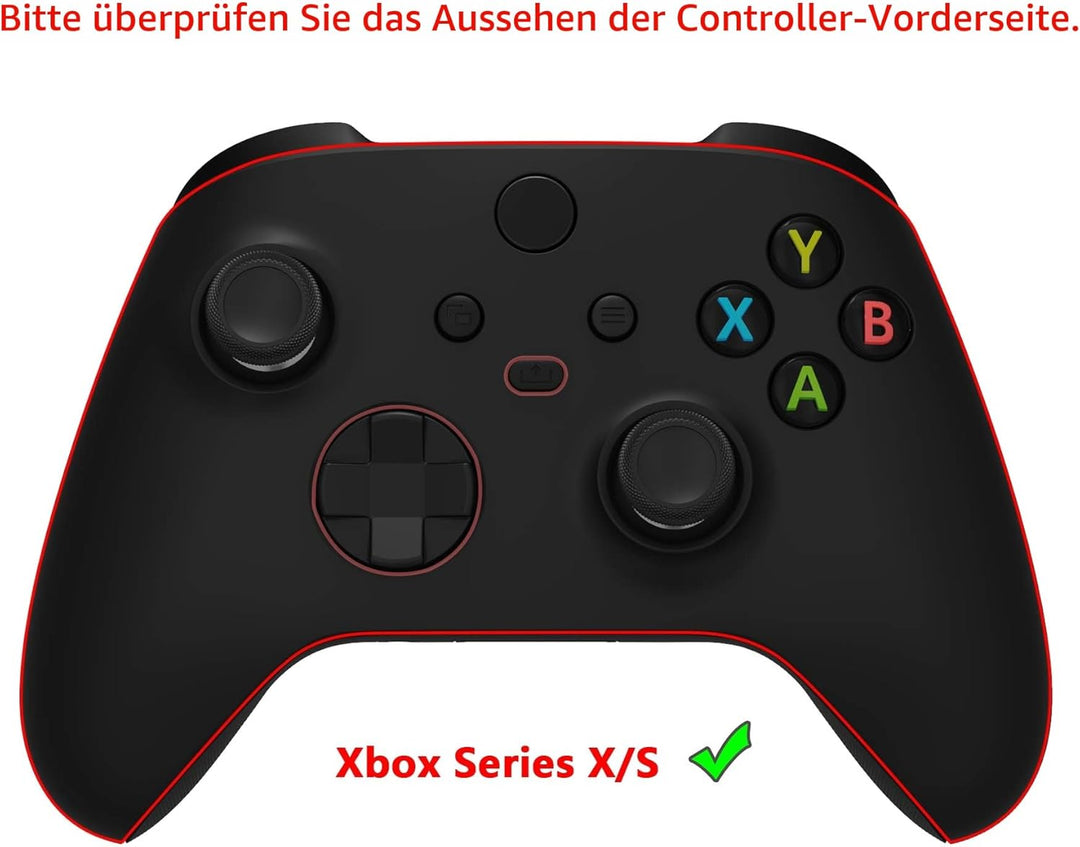 eXtremeRate Tasten Set für Xbox Series X/S Controller(Keine Buchstabenmarken), Ersatzteil Trigger Bu