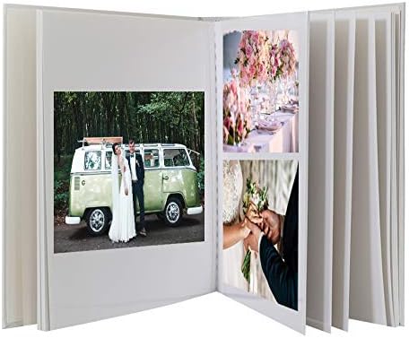 Zep adt3535 Fotoalbum Klebeband 100 Seiten Papier laminiert weiss 35 x 35 cm