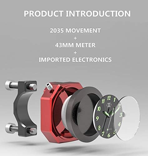 Motorrad wasserdichte Uhr schwarz blau rot silber für Fahrrad/Motorrad/SUV verschiedene Modelle, pas