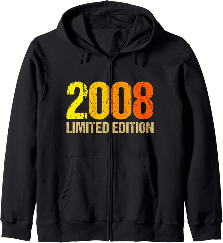 16. Geburtstag Junge Mädchen 16 Jahre 2008 Lustig Geschenk Kapuzenjacke