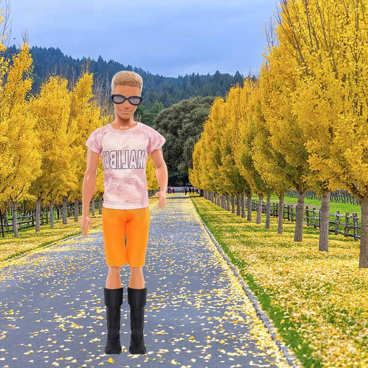 19 Stück Kleidung und Zubehör Kompatibel mit Ken Puppen 1 Anzug 5 Freizeitbekleidung Kleidung 5 Hose