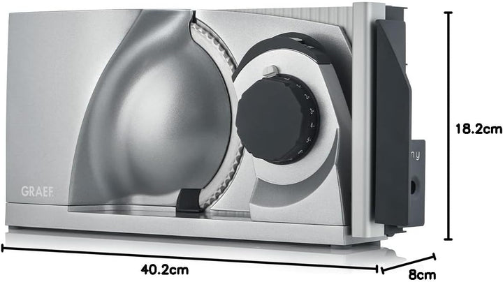 GRAEF Klappbarer Allesschneider MYtiny | Universale elektrische Schneidemaschine für die Küche MT100