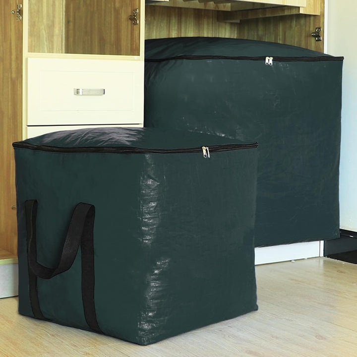 280L Extra grosser Aufbewahrungsbeutel Aufbewahrungstasche Gartenauflagen | 66×66×66 cm Grün Packsac