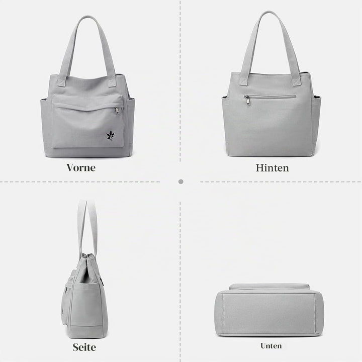 CORIOS Damen Handtasche Canvas Schultertasche Multifunktionale Henkeltaschen Casual Unterarmtasche H