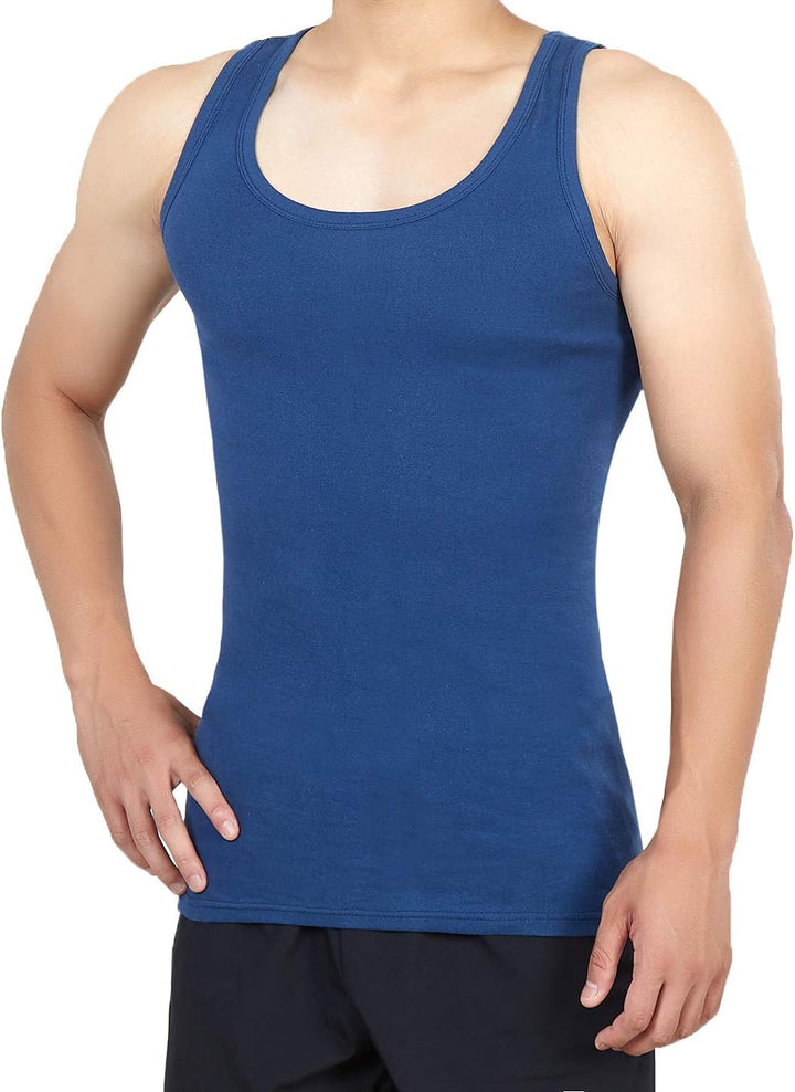 NUOZA 3/5er Pack Unterhemd Herren Tank Top Viele Farben 100% Hochwertige Baumwolle Schrumpft Nicht V