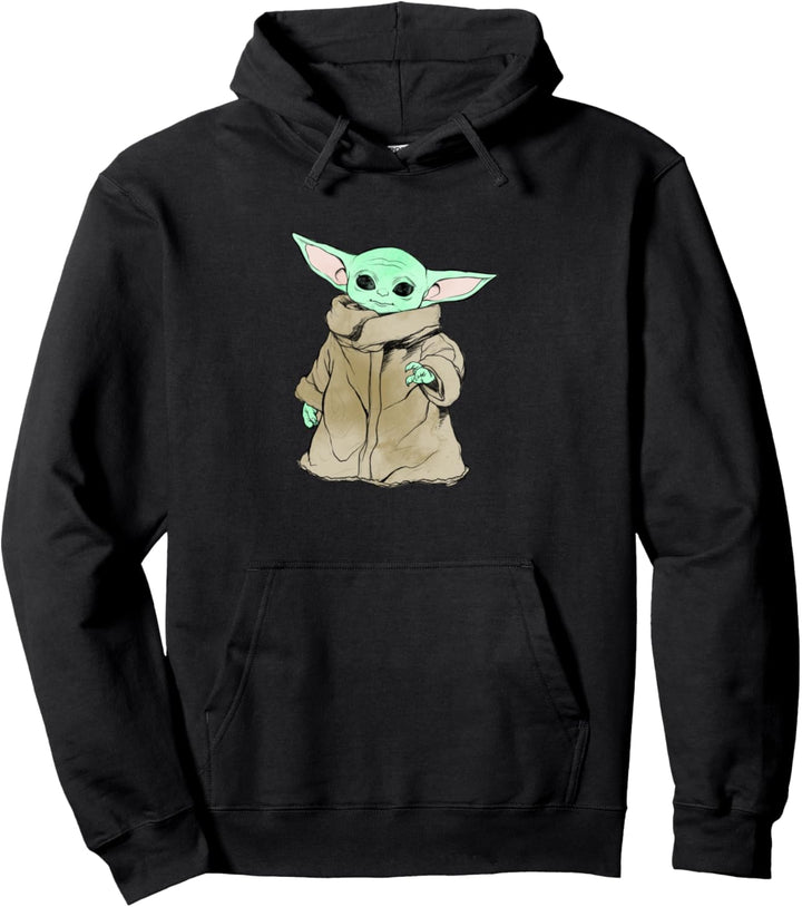 Star Wars The Mandalorian Sketch Child Pullover Hoodie