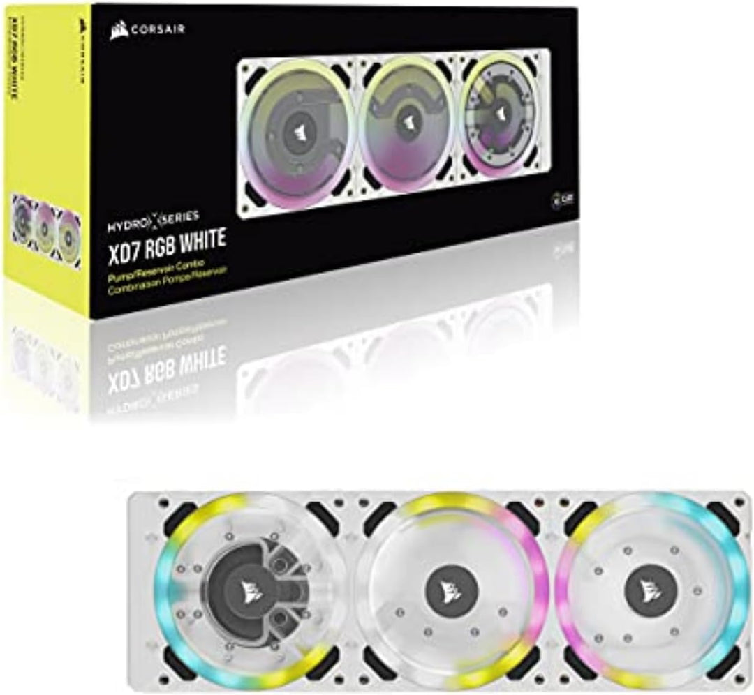 Corsair Hydro X Series XD7 RGB Pumpen-/Ausgleichsbehälter-Kombination (360-mm-Verteilerplattensystem