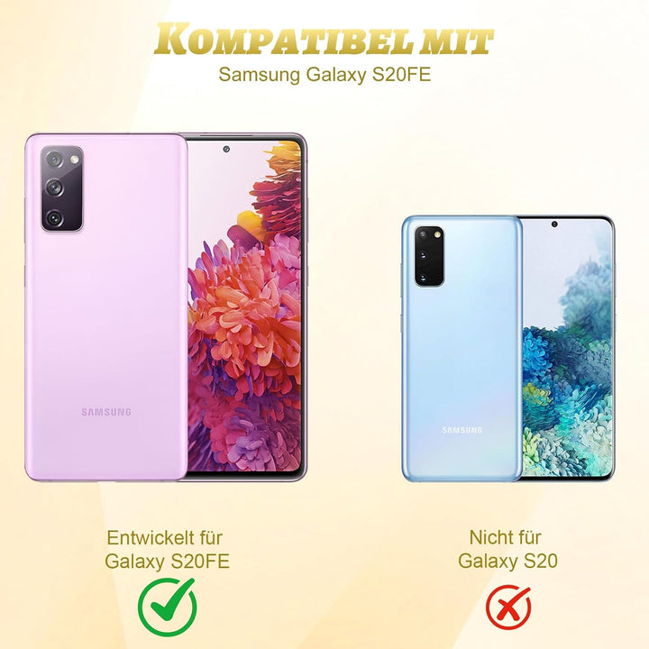 Fiyer für Samsung Galaxy S20 FE Hülle Glitzer Bling Sparkle Original Handyhülle für Samsung S20 FE 5