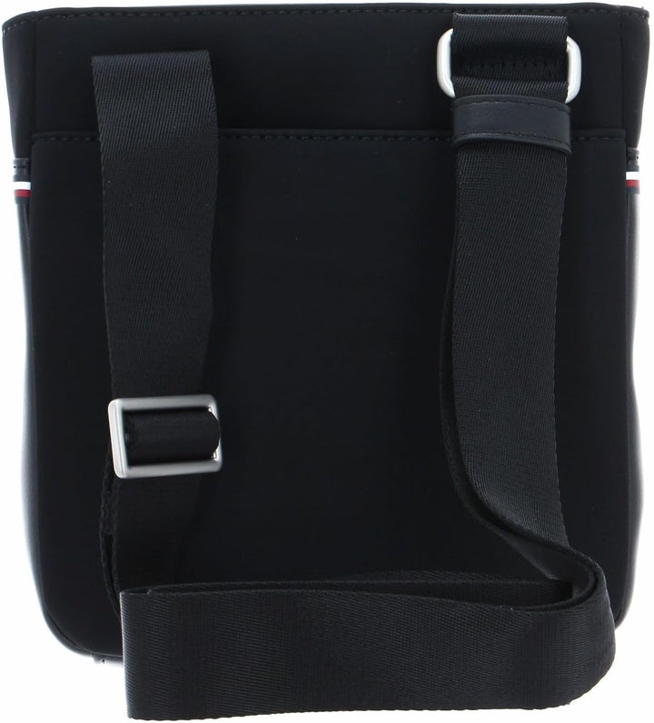 Tommy Hilfiger Herren Umhängetasche TH Urban Nylon Mini Crossover Klein, Schwarz (Black), Einheitsgr