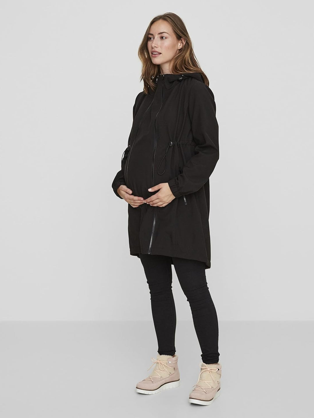 MAMALICIOUS Mama Licious female Softshell Jacke Umstands-jacke 38 Navy Blazer, 38 Navy Blazer