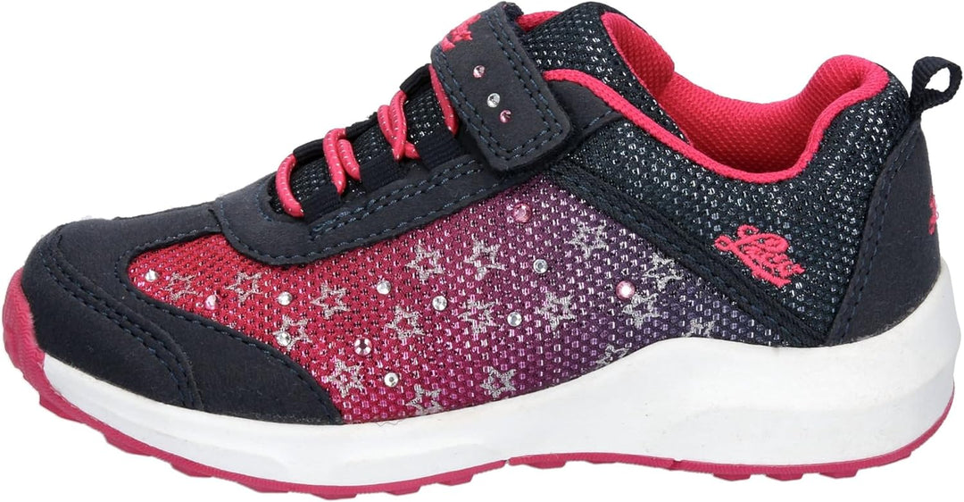 Lico Mädchen Dreamer Vs Sneaker 25 EU Marine Pink Silber, 25 EU Marine Pink Silber