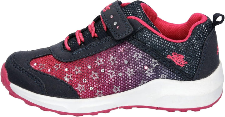 Lico Mädchen Dreamer Vs Sneaker 25 EU Marine Pink Silber, 25 EU Marine Pink Silber