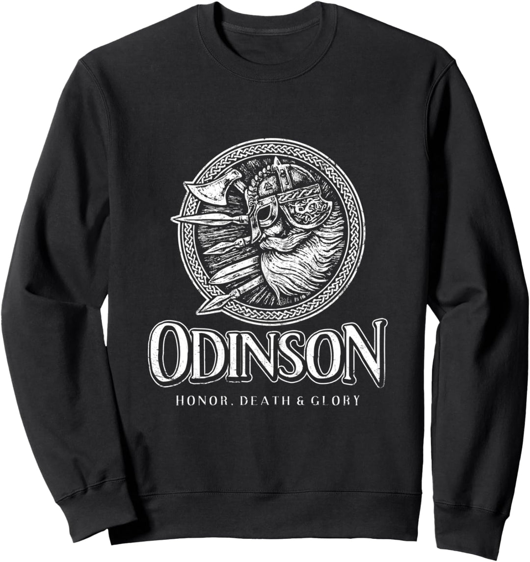 Odinson Nordmann Wodan Wotan Asen Ruhm Ehre Wikinger Sweatshirt