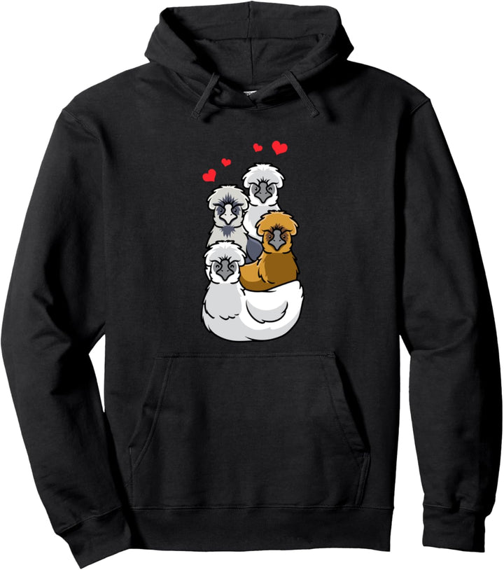 Seidenhuhn Haushuhn Huhn Pullover Hoodie