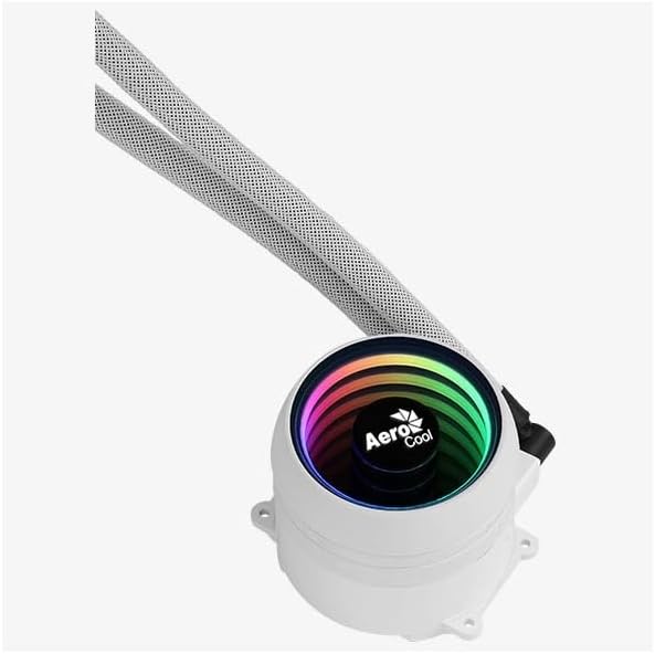 AeroCool MIRAGEL120W, CPU-Flüssigkeitskühlung, 120mm ARGB-Lüfter, TDP 200W, Weiss, MIRAGEL120W