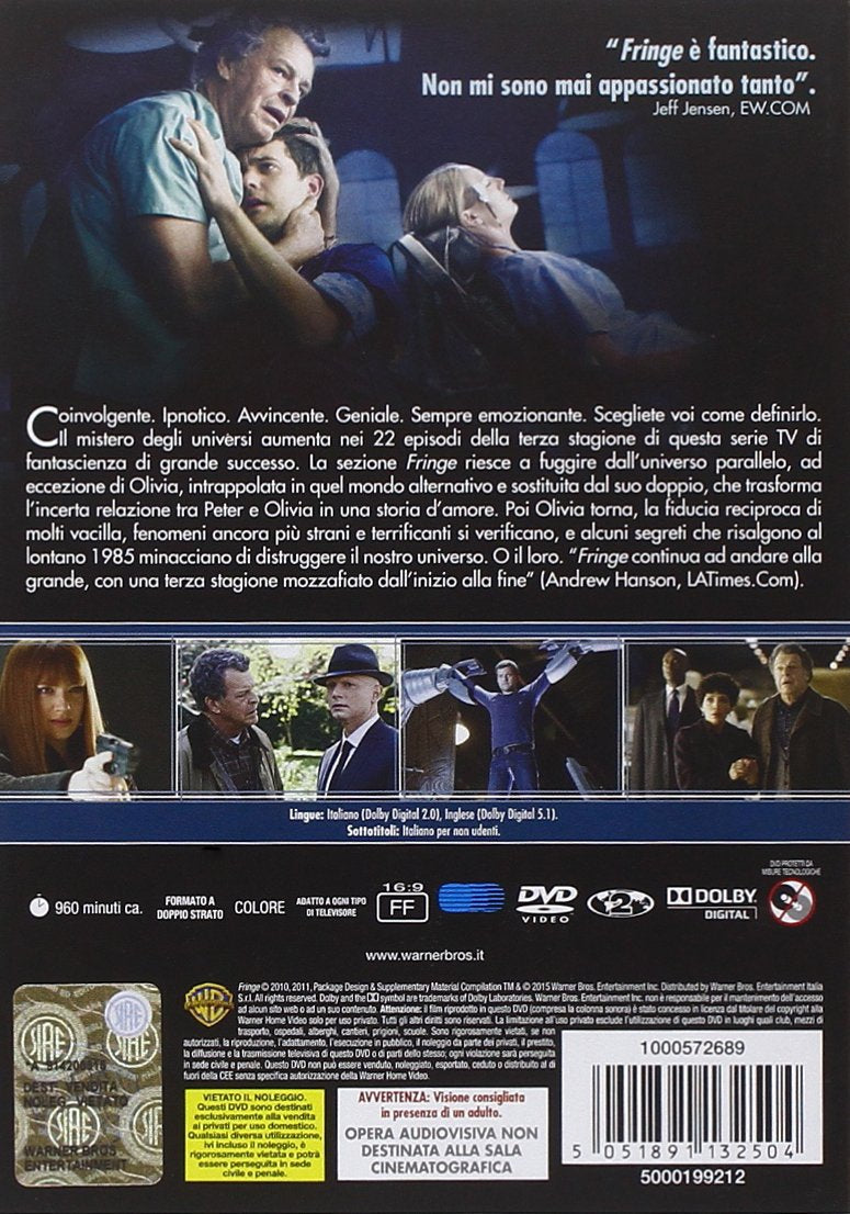 Fringe - Stagione 03, DVD
